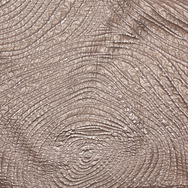 Metallic Timber Wolf Spirals Luxury Organza Brocade
