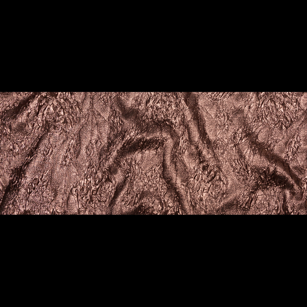 Metallic Pine Cone Crinkled Luxury Brocade