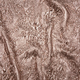 Metallic Teak Crinkled Luxury Brocade