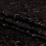 Metallic Black Crinkled Luxury Brocade