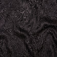 Metallic Black Crinkled Luxury Brocade