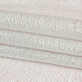 Metallic Bright White and Green Iridescent Bubbly Organza Brocade