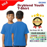 Gildan® Dryblend Youth Crewneck Short Sleeve T-Shirt