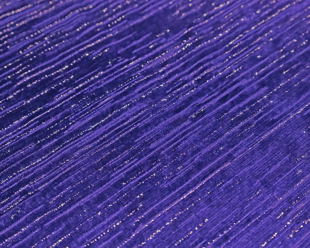 Round Velvet Tablecloth 120 Seamless Regency Purple