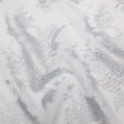 Metallic Silver and Gray Violet Abstract Luxury Organza Brocade
