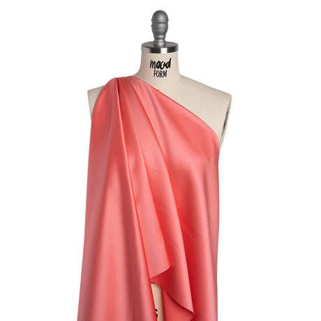 Polyester Satin - Fiesta Coral - Reverie Collection