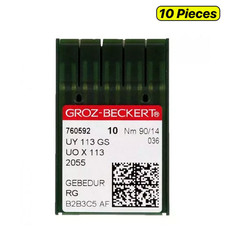 10 Pieces GROZ-BECKERT UY 113 GS 2055 Sewing Machine Needles