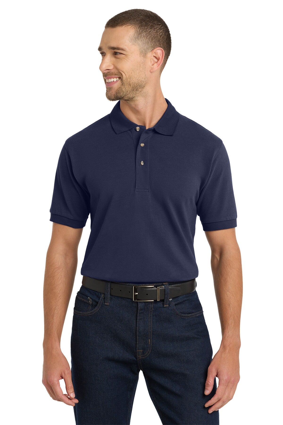 Port Authority® Heavyweight Cotton Pique Polo