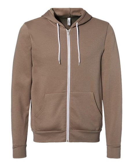 BELLA + CANVAS® Unisex Lightweight Sponge Fleece Zip-Up Hoodie - 3739