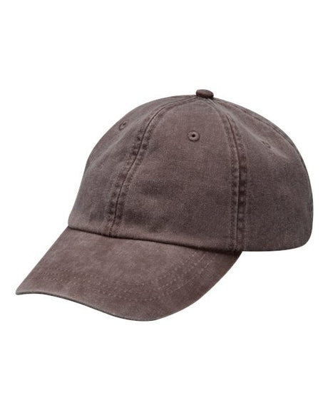 Adams Headwear Optimum Pigment Dyed Dad Hat Vintage Cotton Baseball Cap