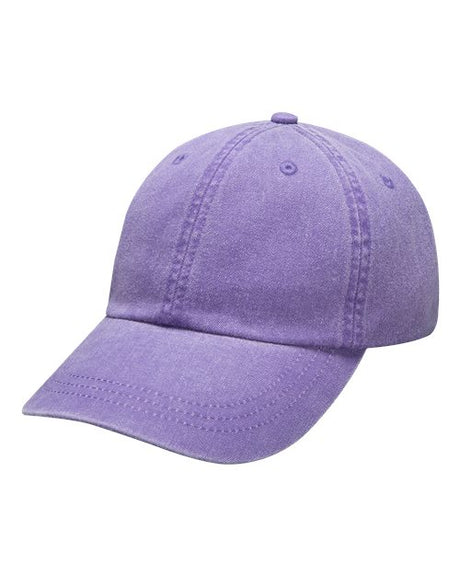 Adams Headwear Optimum Pigment Dyed Dad Hat Vintage Cotton Baseball Cap