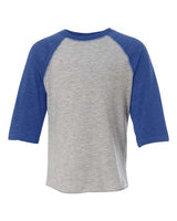 RADYAN® Toddler Baseball Fine Jersey Three Quarter Sleeve Tee - 3330