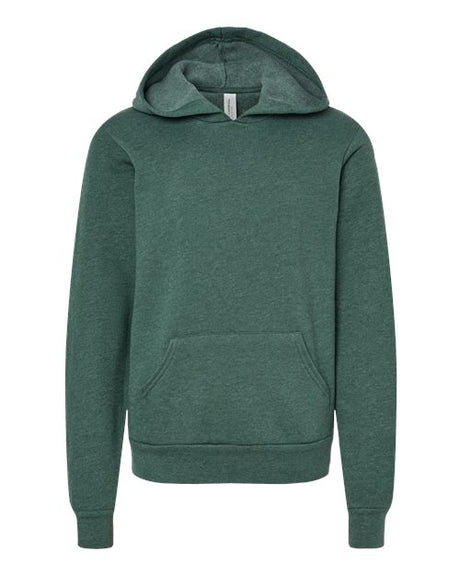 BELLA + CANVAS® Youth Sponge Fleece Turtle Neck Long Sleeve Hoodie - 3719Y