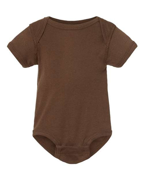 RADYAN® Infant Baby Rib Short Sleeve Bodysuit