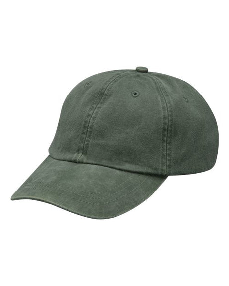 Adams Headwear Optimum Pigment Dyed Dad Hat Vintage Cotton Baseball Cap