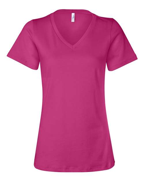 BELLA + CANVAS® Women's Relaxed Jersey V-Neck Tee - 6405