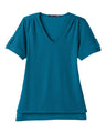 Devon & Jones Women's CrownLux Performance Plaited Rolled Sleeve Shirt