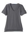Devon & Jones Women's CrownLux Performance Plaited Rolled Sleeve Shirt