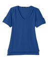 Devon & Jones Women's CrownLux Performance Plaited Rolled Sleeve Shirt