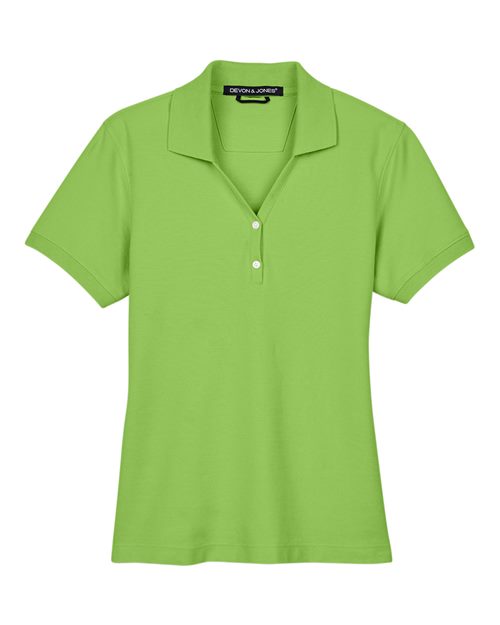 Devon & Jones Women's Pima Piqué Polo