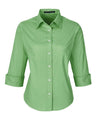 Devon & Jones Women's Perfect Fit Three-Quarter Sleeve Stretch Poplin Dress Shirt