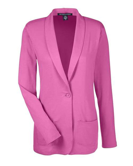 Devon & Jones Women's Perfect Fit Shawl Collar Cardigan