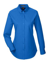 Harriton Women's Foundation Cotton Twill Shirt with Teflon