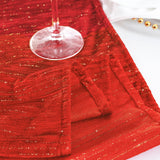 Velvet Table Runner 13x108 Red