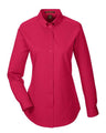 Harriton Women's Foundation Cotton Twill Shirt with Teflon
