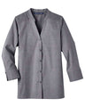 Women's Crown Collection Stretch Pinpoint Chambray Three-Quarter Sleeve Shirt