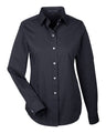 Devon & Jones Women's Crown Collection Striped Woven Dress Shirt
