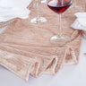 Chenille Shimmer Metallic Jacquard Velvet Table Runner