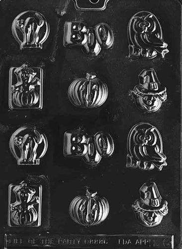 Halloween With Boo Chocolate Mold - LPH006