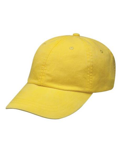 Adams Headwear Optimum Pigment Dyed Dad Hat Vintage Cotton Baseball Cap