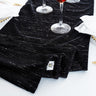 Chenille Shimmer Metallic Jacquard Velvet Table Runner