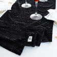 Velvet Table Runner 13x108 Black