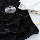 Velvet Table Runner 13x108 Black