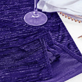 Velvet Table Runner 13x108 Regency Purple