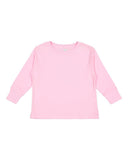RADYAN® Toddler Fine Jersey Crewneck Long Sleeve Tee - 3302