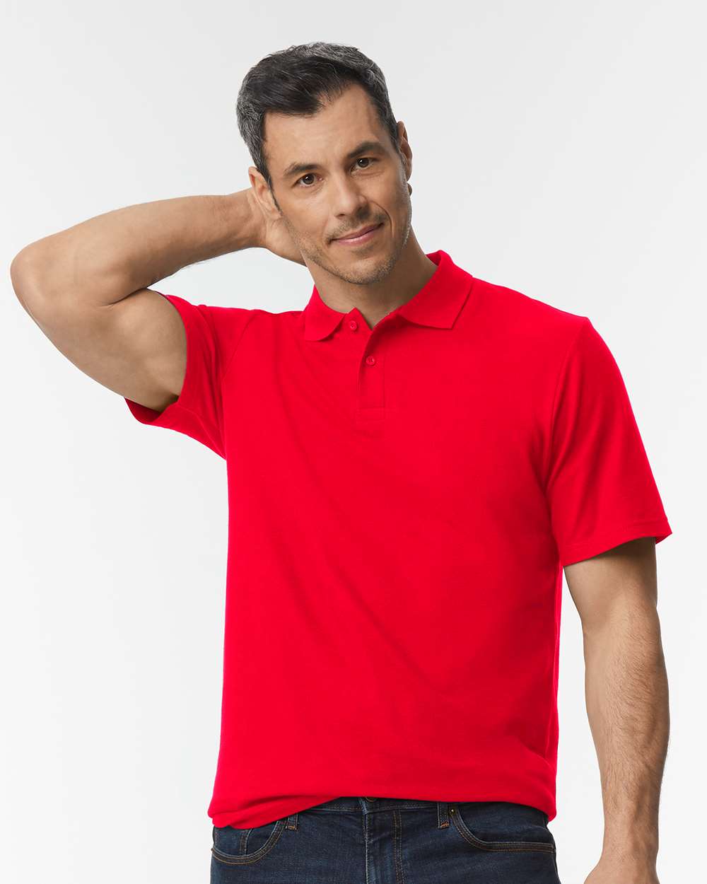 Gildan® Soft Style Adult Pique Collared Short Sleeve Polo - 64800