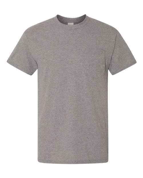 Gildan® Dryblend Pocket Crewneck Short Sleeve Tee