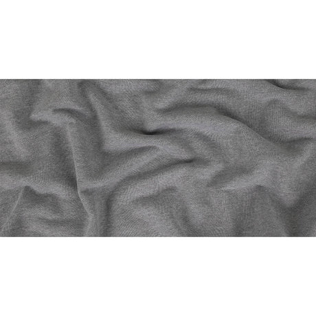 Heathered Dapple Gray and White Cotton Blend French Terry
