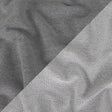Heathered Dapple Gray and White Cotton Blend French Terry