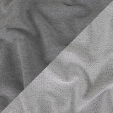 Heathered Dapple Gray and White Cotton Blend French Terry