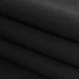 Black Cotton Blend French Terry