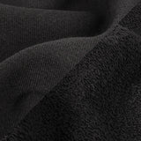 Black Cotton Blend French Terry