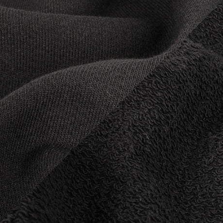 Black Cotton Blend French Terry