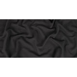 Black Cotton Blend French Terry