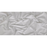 White Cotton Blend French Terry