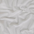 White Cotton Blend French Terry